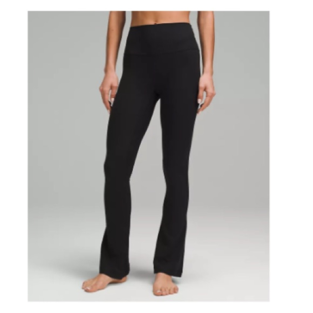lululemon athletica Women's Black Bootcut Yoga Pants